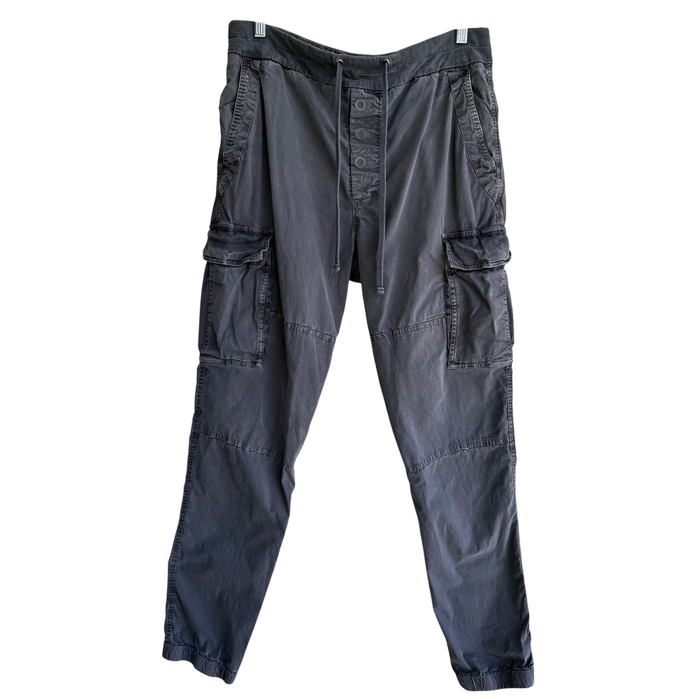 Standard James Perse Cargo Jogger Pants Charcoal Black Men 2/Medium